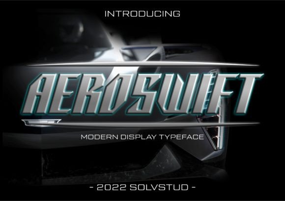 Aeroswift: A Modern Techno Display Font for Professional and Creative Workflows