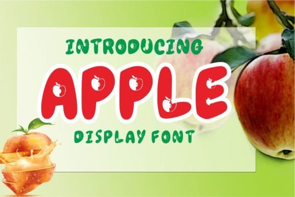 Apple: A Versatile and Friendly Display Font for Creative Projects