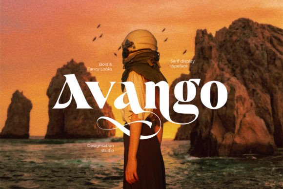 Avango: A Stylish and Elegant Display Font for Luxurious Design Projects