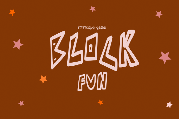 Block Fun: A Quirky Font for Creative Expression