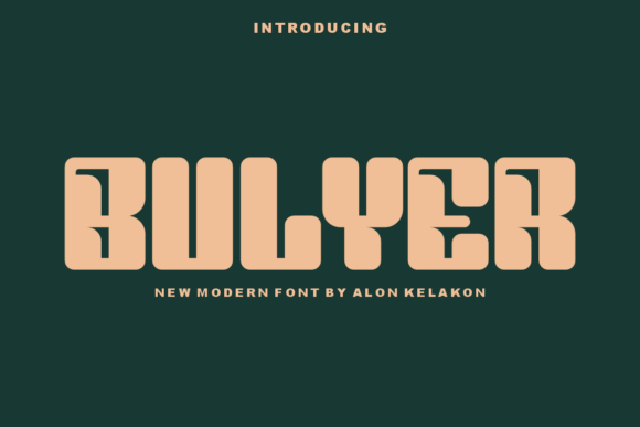 Bulyer: A Modern Display Font for Creative Excellence