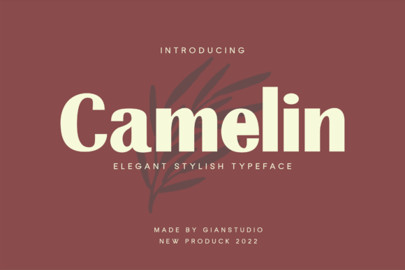 Camelin: A Versatile Display Font for Modern Design