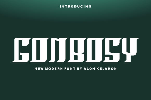 Gonbosy: A Modern Display Font That Elevates Design
