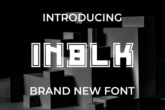 Inblk: A Modern Display Font for Professional and Creative Workflows