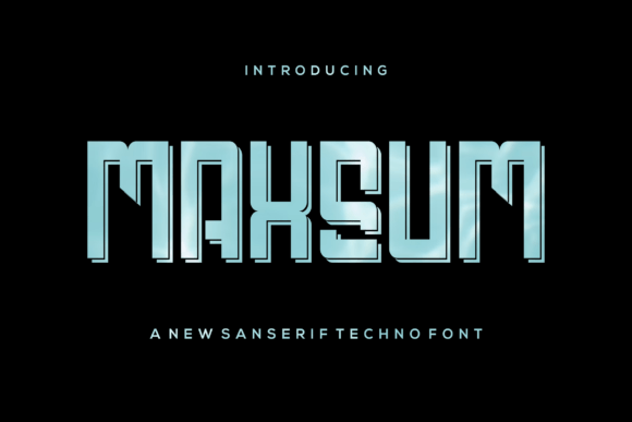 Maxsum: A Bold and Unique Font for Modern Design