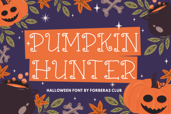 Pumpkin Hunter: A Spooky Display Font for Halloween and Horror Themes