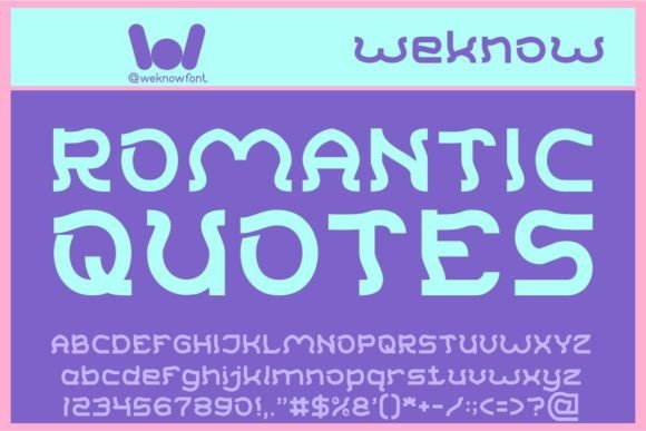 Romantic Quotes: A Delightful Font for Expressing Love