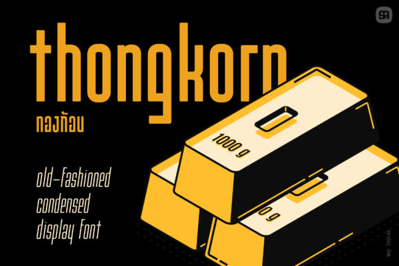 Thongkorn: A Timeless Display Font for Modern Design