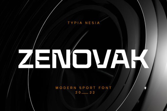 Zenovak: The Ultimate Font for Modern Design and Futuristic Creativity